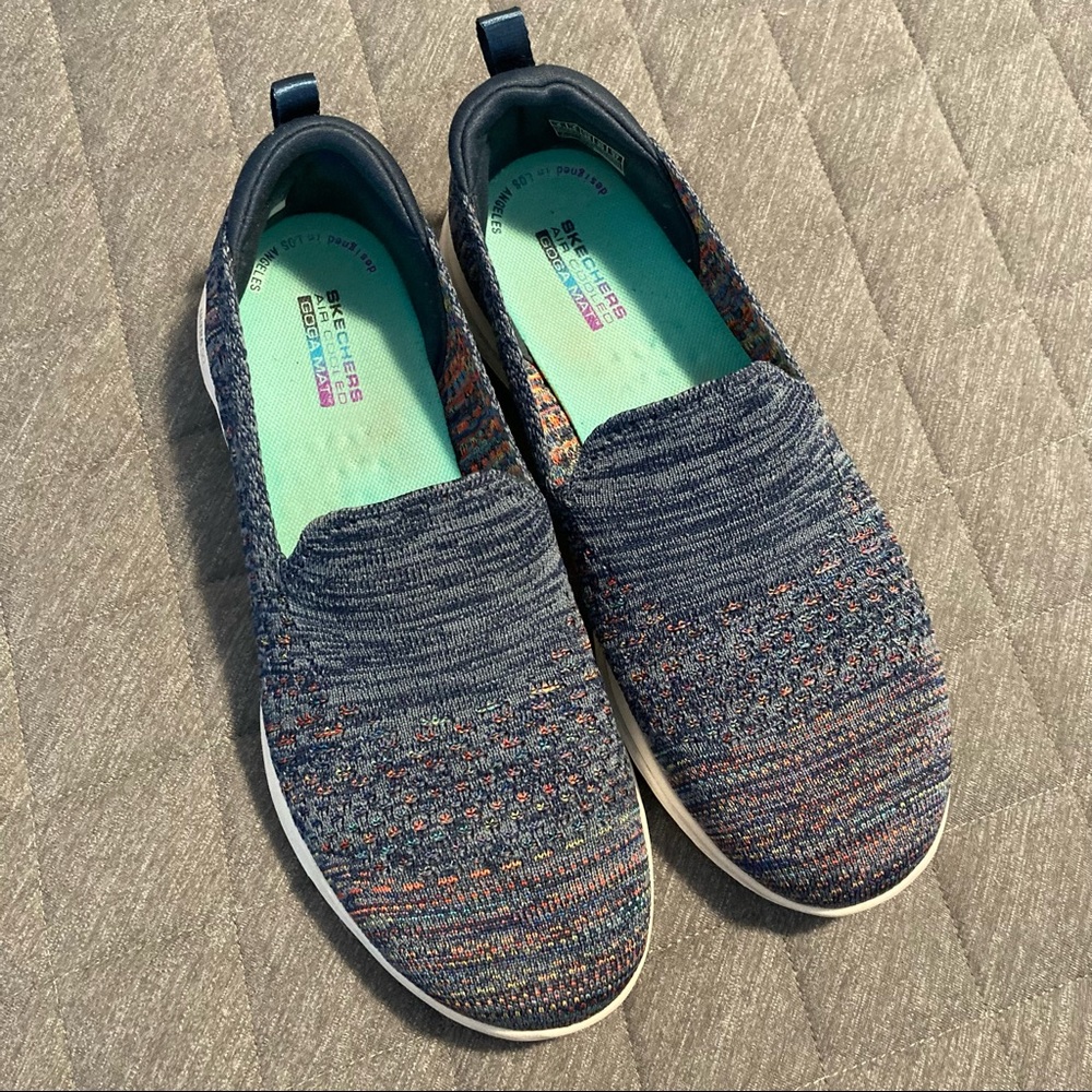 Skechers GOwalk 5 Size 8 womens Navy Multi